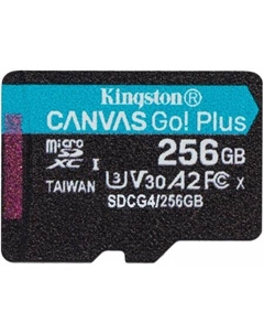 Карта памяти Canvas Go! microSDXC 256GB SDCG4/256GBSP Kingston