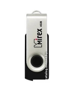 USB Flash Color Blade Swivel Rubber 2.0 4GB 13600-FMURUS04 Mirex
