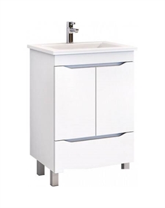 Тумба Grani 750-2-1 под умывальник Оскар 75 напольная (белый) Vigo