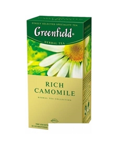 Травяной чай Rich Camomile 25 шт Greenfield