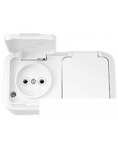 Розетка Пралеска Аква РА16-302 (белый) Bylectrica
