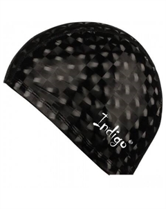 Шапочка для плавания 3D IN047 (черный) Indigo