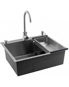 Кухонная мойка FK 5550 Eco Embossing Pop-up Mixer plus (Satin) Futur