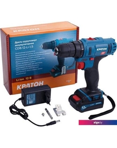 Дрель-шуруповерт CDB-12-Li-1.5 31101058 (с 1-им АКБ) Кратон