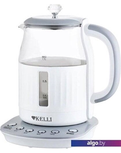 Электрочайник KL-1373 (белый/серый) Kelli
