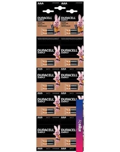 Батарейка AAA HBDC LR03 2x10 шт Duracell