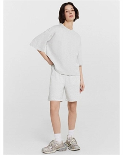 Комплект женский серый: футболка и шорты Mark formelle