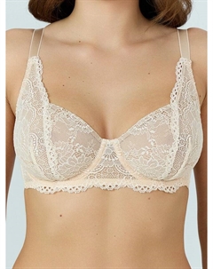 Бюстгальтер женский кружевной кремовый Mark formelle