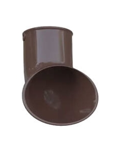 Отвод трубы водосточной Альта-профиль ПВХ Наконечник трубы нижний