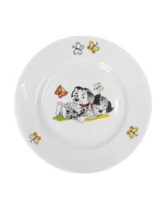 Тарелка закусочная (десертная) No Brand Озорные щенки 810972 / 9528 No brand