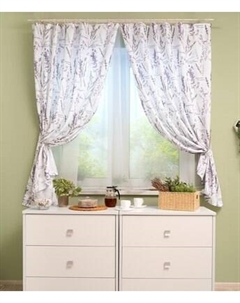 Комплект штор LEGRAND Сильвия габардин 150x180 с подхватами / 58143489 Legrand