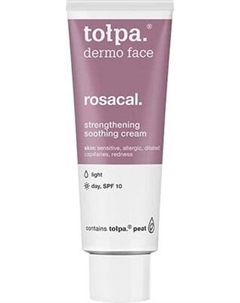 Крем для лица Tolpa Dermo Face Rosacal укрепляющий успокаивающий дневной SPF10