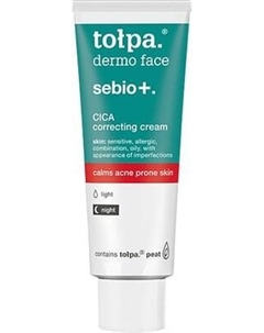 Крем для лица Tolpa Dermo Face Sebio+ Cica корректирующий