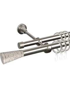 Карниз для штор АС ФОРОС Prime D16Г/16Г + наконечники Севилья Ас форос