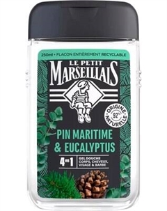 Гель для душа Le Petit Marseillais Приморская сосна и эвкалипт 4в1 Le petit marseillais