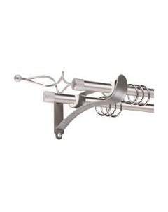 Карниз для штор АС ФОРОС Prime D16Г/16Г + наконечники Волна Ас форос