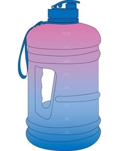 Бутылка для воды Miniso Gradient 3613