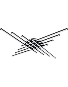 Потолочный светильник Mirastyle XL-70071/8+1 BK