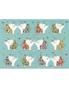 Открытка Turnowsky Слоны в ряд MO5876T-3