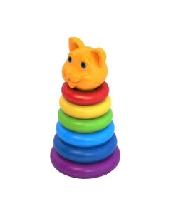 Развивающая игрушка Нордпласт Пирамида. Кот / 420