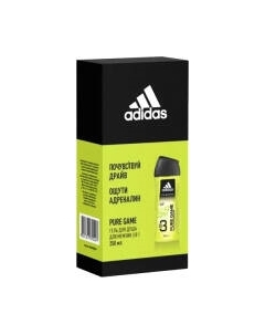 Гель для душа Adidas Pure Game Мужской 3в1
