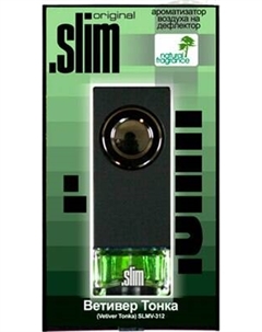 Ароматизатор автомобильный FKVJP Slim Ветивер Тонка SLMV-312 Fkvjp