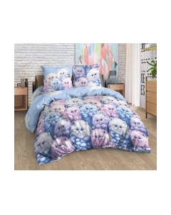 Комплект постельного белья Milanika Милашки Евро Миланика