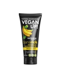 Бальзам для волос Vegan Up Banarich Банановый смузи Питательный Vegan up