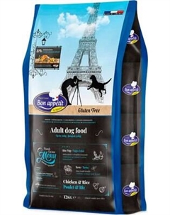 Сухой корм для собак Bon Appetit Dog Adult с курицей и рисом / 681915 Bon appetit