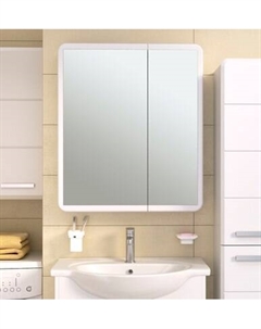 Шкаф с зеркалом для ванной Runo Эрика 70