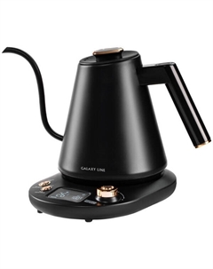 Чайник для заваривания кофе и чая GL 0341 (черный) Galaxy line