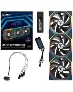 Набор вентиляторов для корпуса Uni Fan SL Wireless 120 Черный (G99.12SL1W3B.00) Lian li