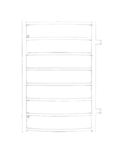 Полотенцесушитель TERMINUS Классик П8 500х800 бп500 RAL 9003 Terminus