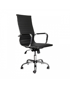 Кресло поворотное ELEGANCE, NEW, ECO, черный Akshome