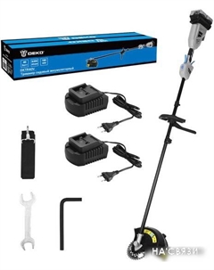 Триммер DKTR40V PRO (с 2-мя АКБ) Deko
