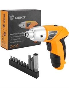 Электроотвертка ZKS4 SET 10 063-4113 Deko