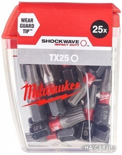 Набор бит 4932430880 (25 предметов) Milwaukee