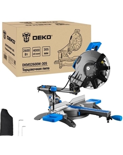 Торцовочная пила DKMS2600W-305 Laser 083-1094 Deko