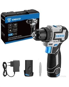 Дрель-шуруповерт Loner 12V Pro 085-1011 (с 2-мя АКБ, кейс) Deko