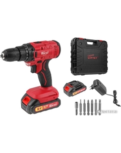 Дрель-шуруповерт LX BD 1820 Li 0329076 (с 2-мя АКБ, кейс) Wortex