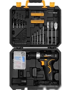 Дрель-шуруповерт GCD12DU3 SET 5 063-4148 (с 2-мя АКБ, кейс, набор оснастки) Deko