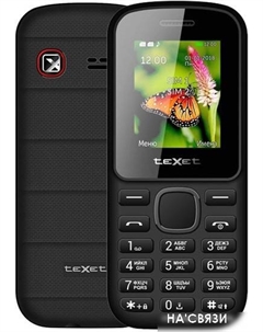 Мобильный телефон TeXet TM-130 (черный/красный) Texet