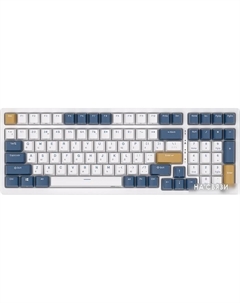 Клавиатура RK98 RGB (белый/синий, RK Red) Royal kludge
