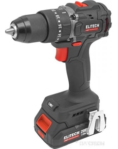 Ударная дрель-шуруповерт HD Professional CD 20ISL2 E2201.041.01 (с 2-мя АКБ 2 Ач, кейс) Elitech