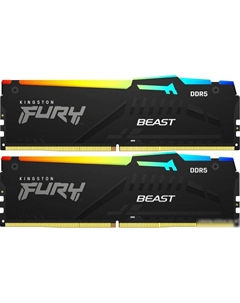 Оперативная память FURY Beast RGB 2x16ГБ DDR5 6000 МГц KF560C36BBE2AK2-32 Kingston