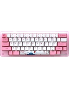 Клавиатура ACR 59 Acrylic Tokyo ( CS Jelly Pink, нет кириллицы) Akko