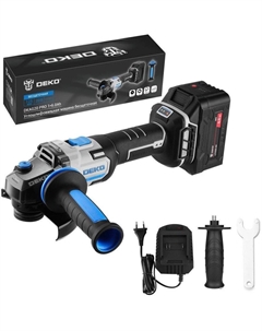 Угловая шлифмашина DKAG20 PRO 085-1073 (с 1-им АКБ) Deko