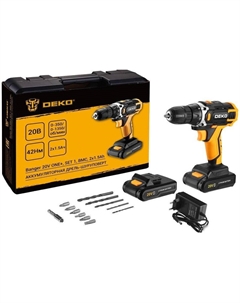 Дрель-шуруповерт Banger 20V ONE+ 083-1110 (с 2-мя АКБ, кейс) Deko