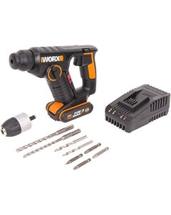 Перфоратор WX394.3 (с 1-м АКБ, кейс) Worx