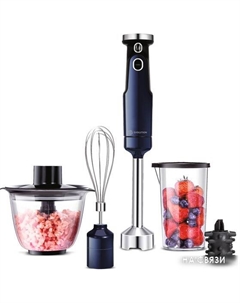 Погружной блендер HBS-0651 (синий) Evolution